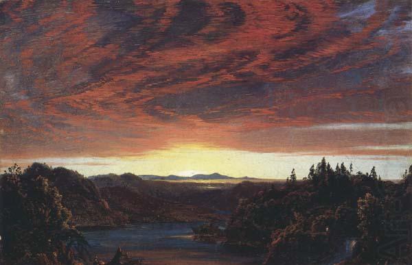 Frederic E.Church Twilight,a Sketch china oil painting image